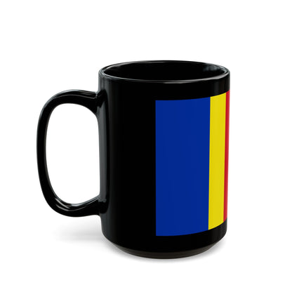 Flag of Salerno Italy - Black Coffee Mug-The Sticker Space