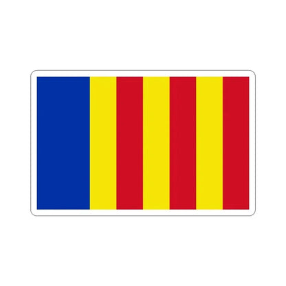 Flag of Salerno Italy STICKER Vinyl Die-Cut Decal 3 Inch - The Sticker Space