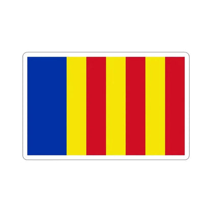 Flag of Salerno Italy STICKER Vinyl Die-Cut Decal - The Sticker Space