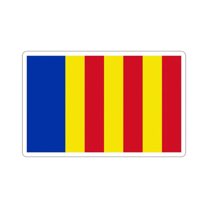 Flag of Salerno Italy STICKER Vinyl Die-Cut Decal - The Sticker Space