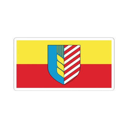 Flag of Salihorsk (Belarus) STICKER Vinyl Kiss-Cut Decal 2 Inch White - The Sticker Space