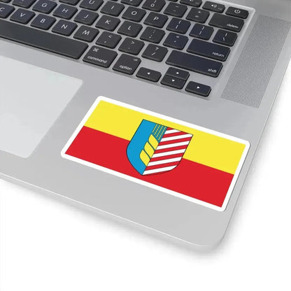 Flag of Salihorsk (Belarus) STICKER Vinyl Kiss-Cut Decal - The Sticker Space