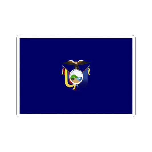 Flag of Salinas Ecuador (Ecuador) STICKER Vinyl Kiss-Cut Decal 2 Inch White - The Sticker Space