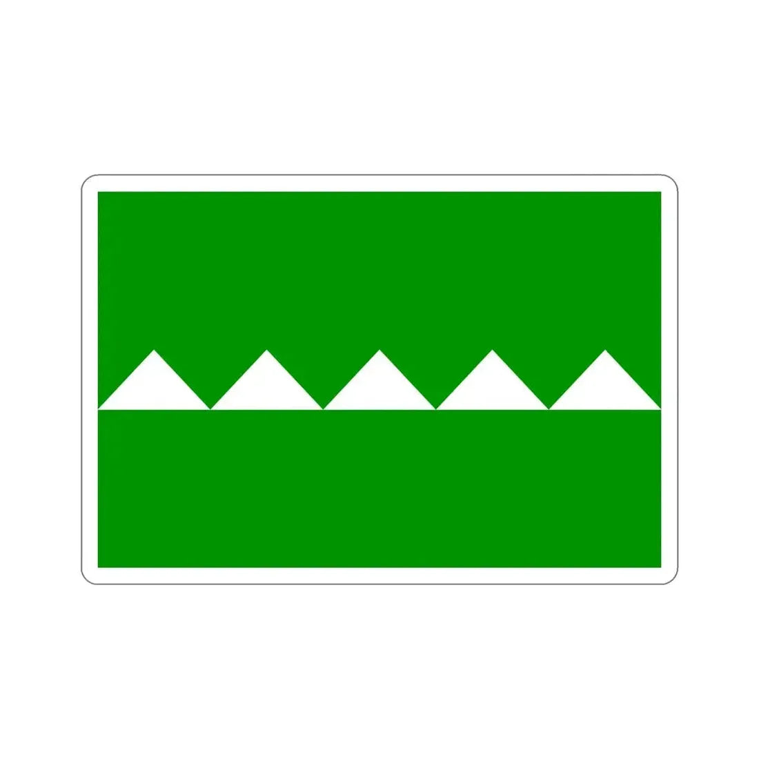 Flag of Salinas Puerto Rico STICKER Vinyl Die-Cut Decal - The Sticker Space