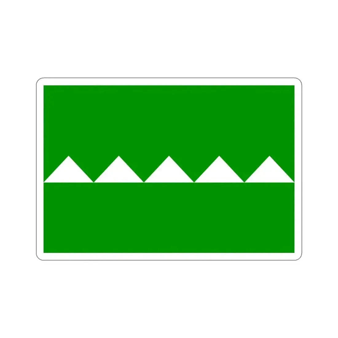 Flag of Salinas Puerto Rico STICKER Vinyl Die-Cut Decal - The Sticker Space