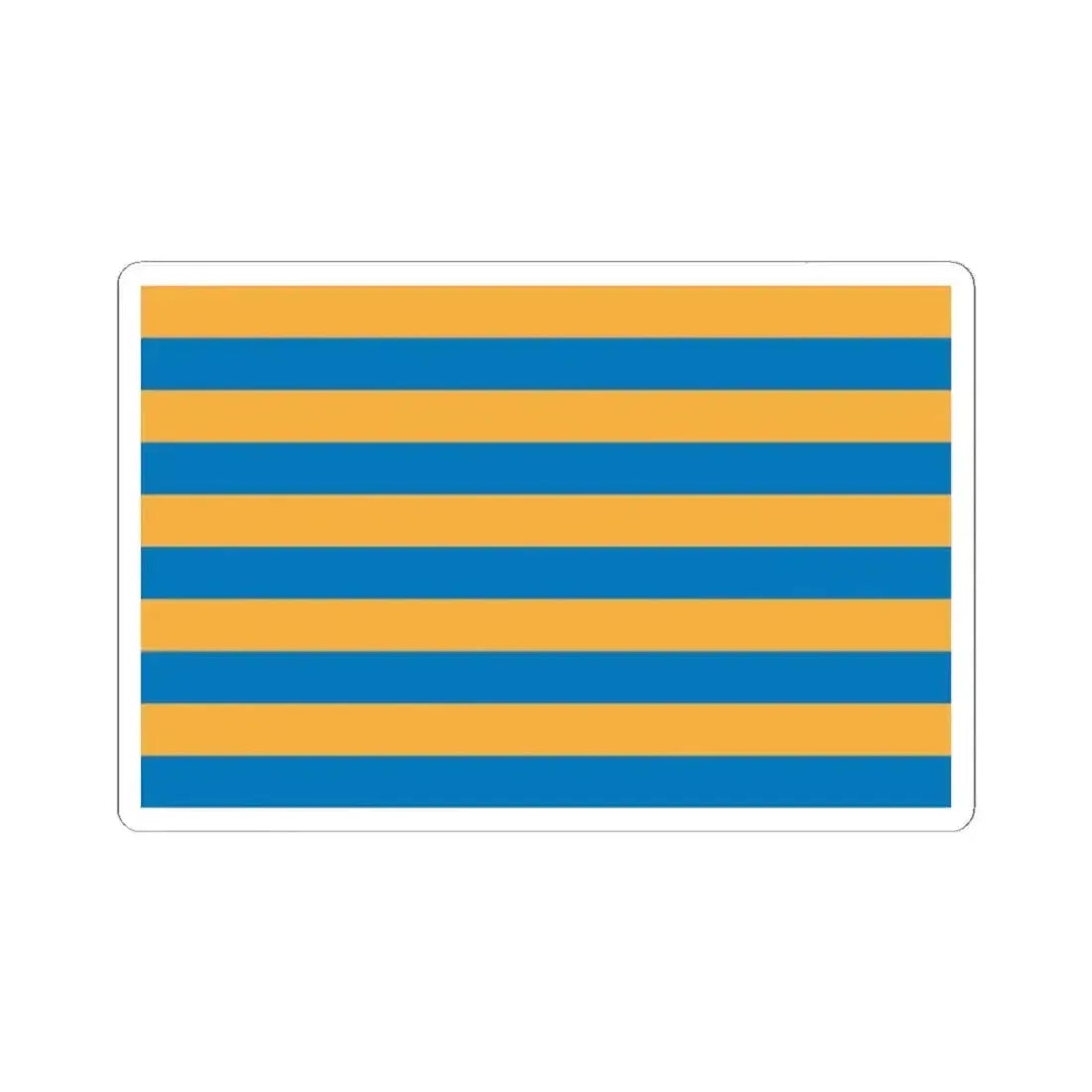 Flag of Salisbury, Maryland - STICKER Vinyl Kiss-Cut Decal 2 Inch White - The Sticker Space