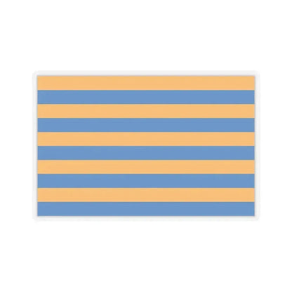 Flag of Salisbury, Maryland - STICKER Vinyl Kiss-Cut Decal 3 Inch Transparent - The Sticker Space
