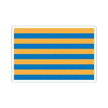 Flag of Salisbury, Maryland - STICKER Vinyl Kiss-Cut Decal 3 Inch White - The Sticker Space