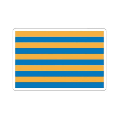 Flag of Salisbury, Maryland - STICKER Vinyl Kiss-Cut Decal 4 Inch White - The Sticker Space