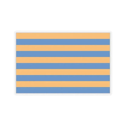 Flag of Salisbury, Maryland - STICKER Vinyl Kiss-Cut Decal 6 Inch Transparent - The Sticker Space