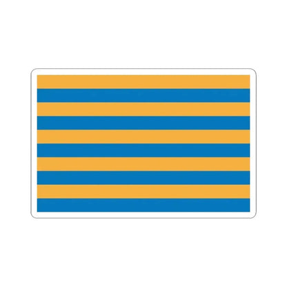 Flag of Salisbury, Maryland - STICKER Vinyl Kiss-Cut Decal 6 Inch White - The Sticker Space