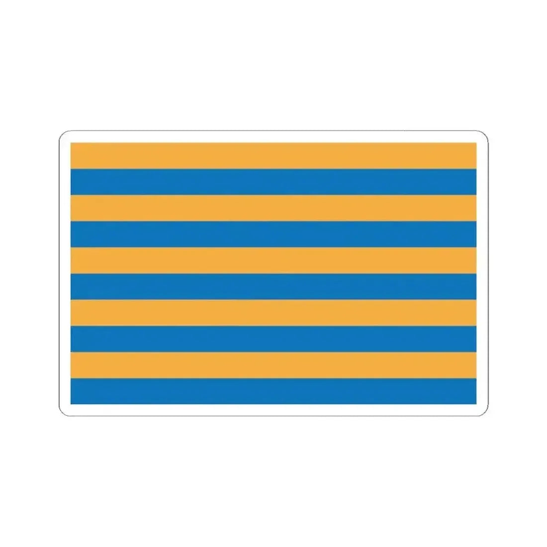 Flag of Salisbury Maryland (United States) STICKER Vinyl Kiss-Cut Decal 3 Inch White - The Sticker Space