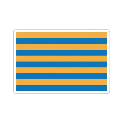 Flag of Salisbury Maryland (United States) STICKER Vinyl Kiss-Cut Decal 3 Inch White - The Sticker Space