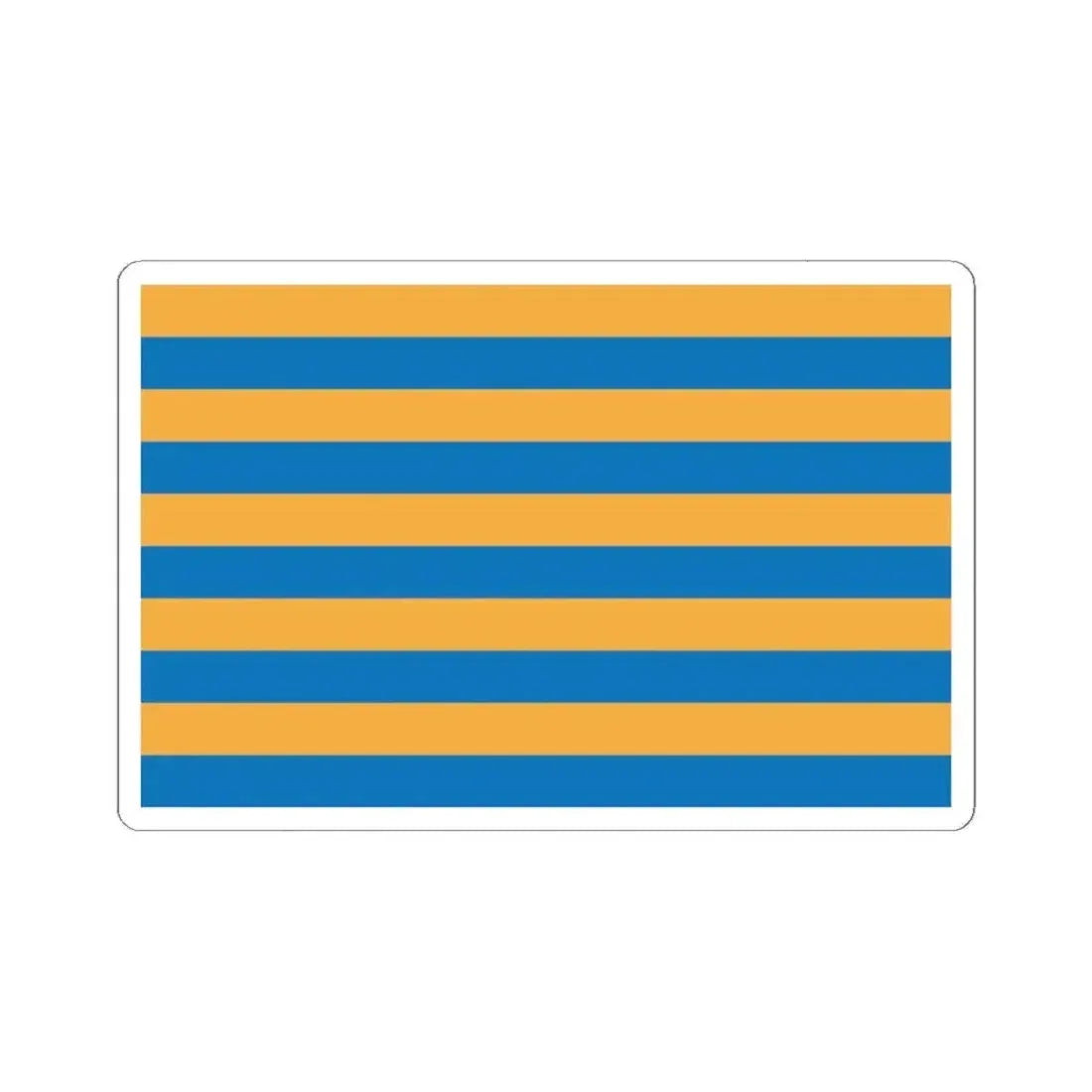 Flag of Salisbury Maryland (United States) STICKER Vinyl Kiss-Cut Decal 4 Inch White - The Sticker Space
