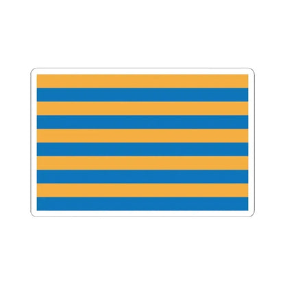 Flag of Salisbury Maryland (United States) STICKER Vinyl Kiss-Cut Decal 4 Inch White - The Sticker Space