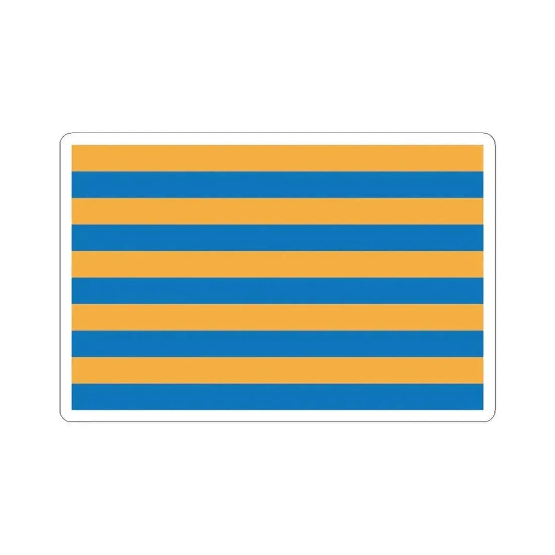 Flag of Salisbury Maryland (United States) STICKER Vinyl Kiss-Cut Decal 6 Inch White - The Sticker Space