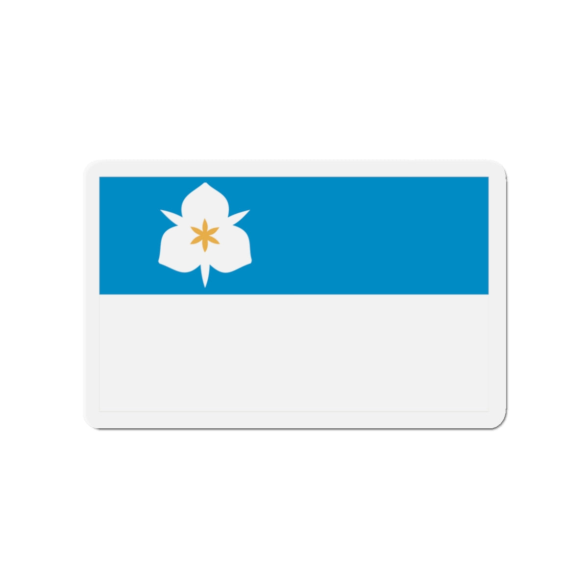 Flag of Salt Lake City - Die-Cut Magnet-3" x 3"-The Sticker Space