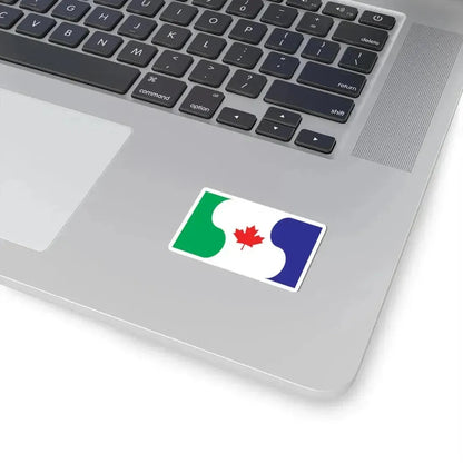 Flag of Salt Spring Island (Canada) STICKER Vinyl Kiss-Cut Decal - The Sticker Space