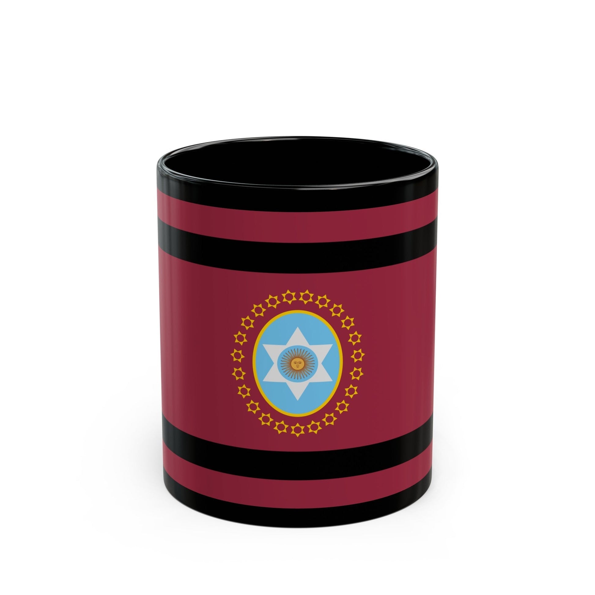 Flag of Salta Province Argentina - Black Coffee Mug-11oz-The Sticker Space