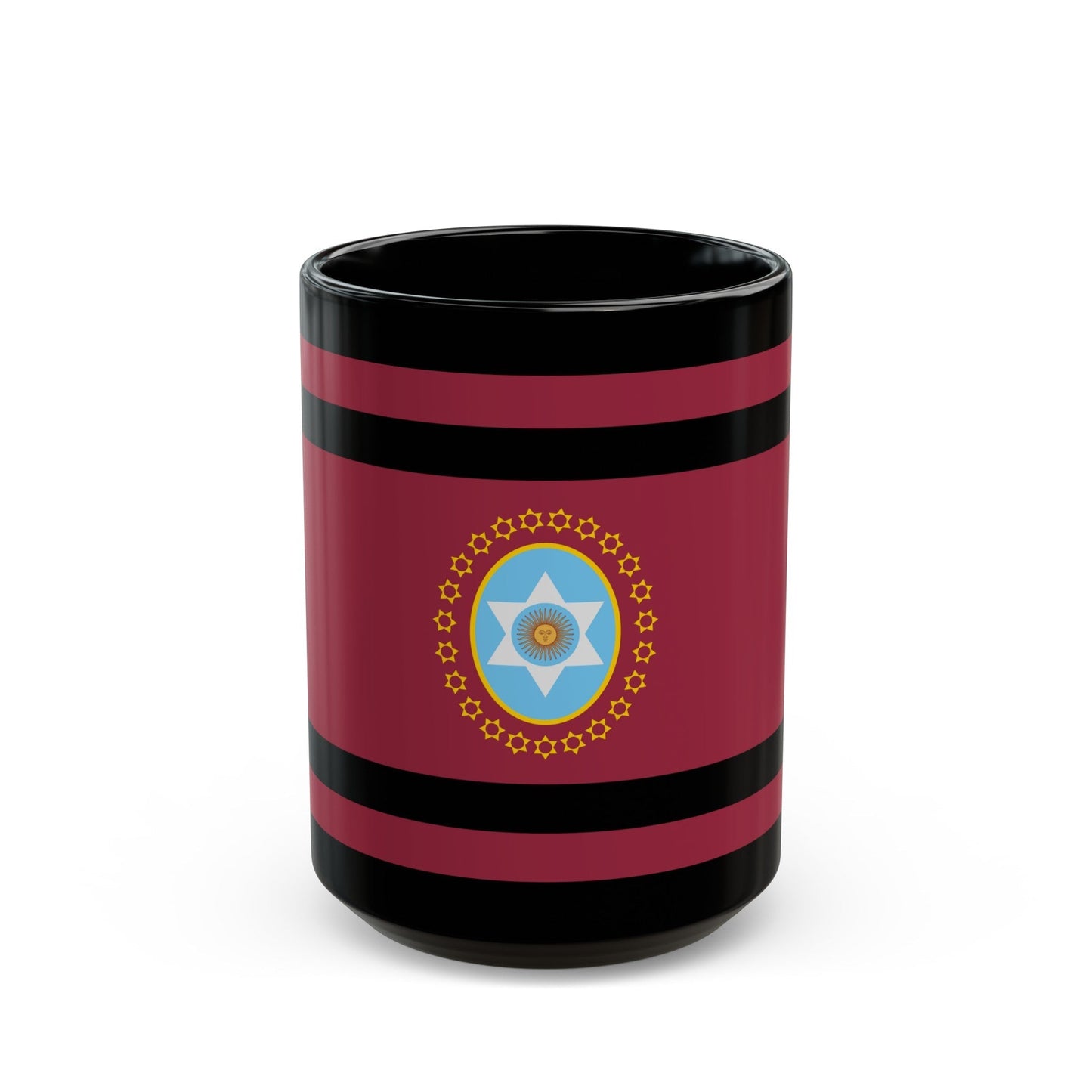 Flag of Salta Province Argentina - Black Coffee Mug-15oz-The Sticker Space