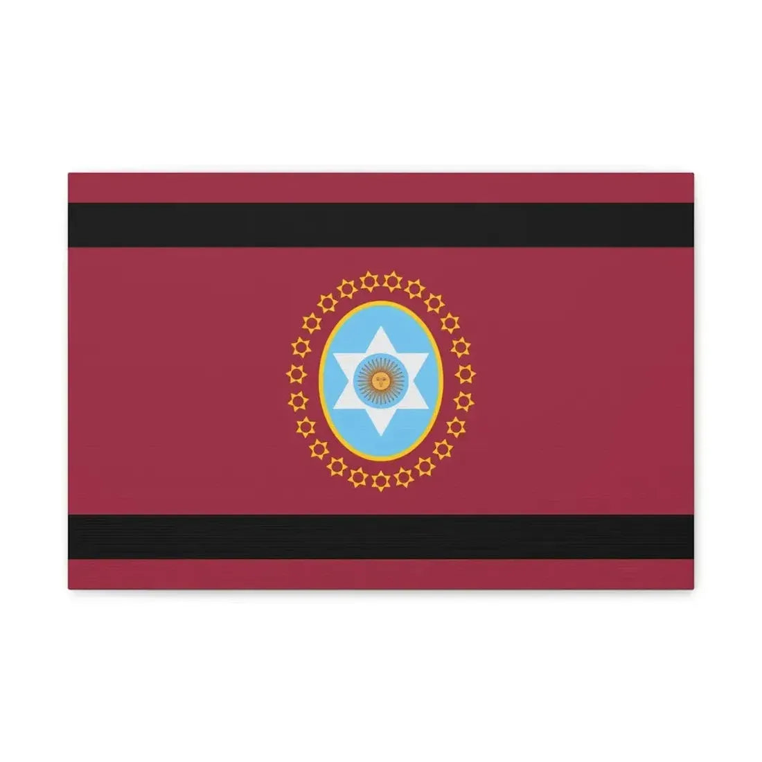 Flag of Salta Province Argentina - Canvas Wall Art 18″ x 12″ 1.25" - The Sticker Space