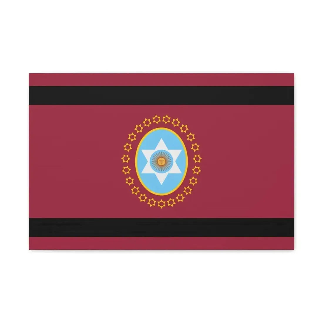 Flag of Salta Province Argentina - Canvas Wall Art 24″ x 16″ 1.25" - The Sticker Space