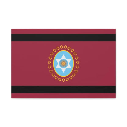 Flag of Salta Province Argentina - Canvas Wall Art 24″ x 16″ 1.25" - The Sticker Space