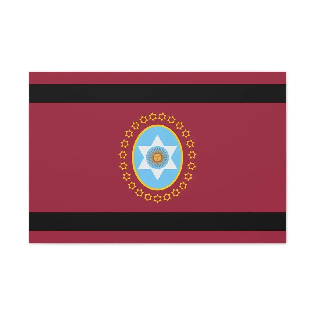 Flag of Salta Province Argentina - Canvas Wall Art 36" x 24" 1.25" - The Sticker Space