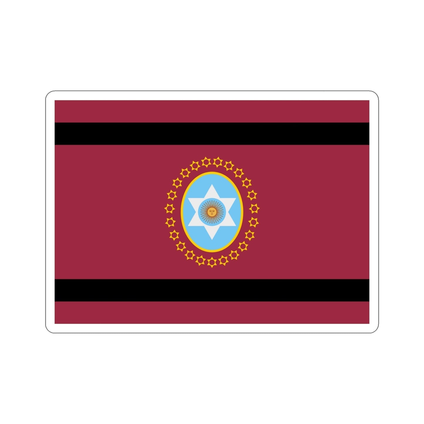 Flag of Salta Province Argentina STICKER Vinyl Die-Cut Decal-4 Inch-The Sticker Space