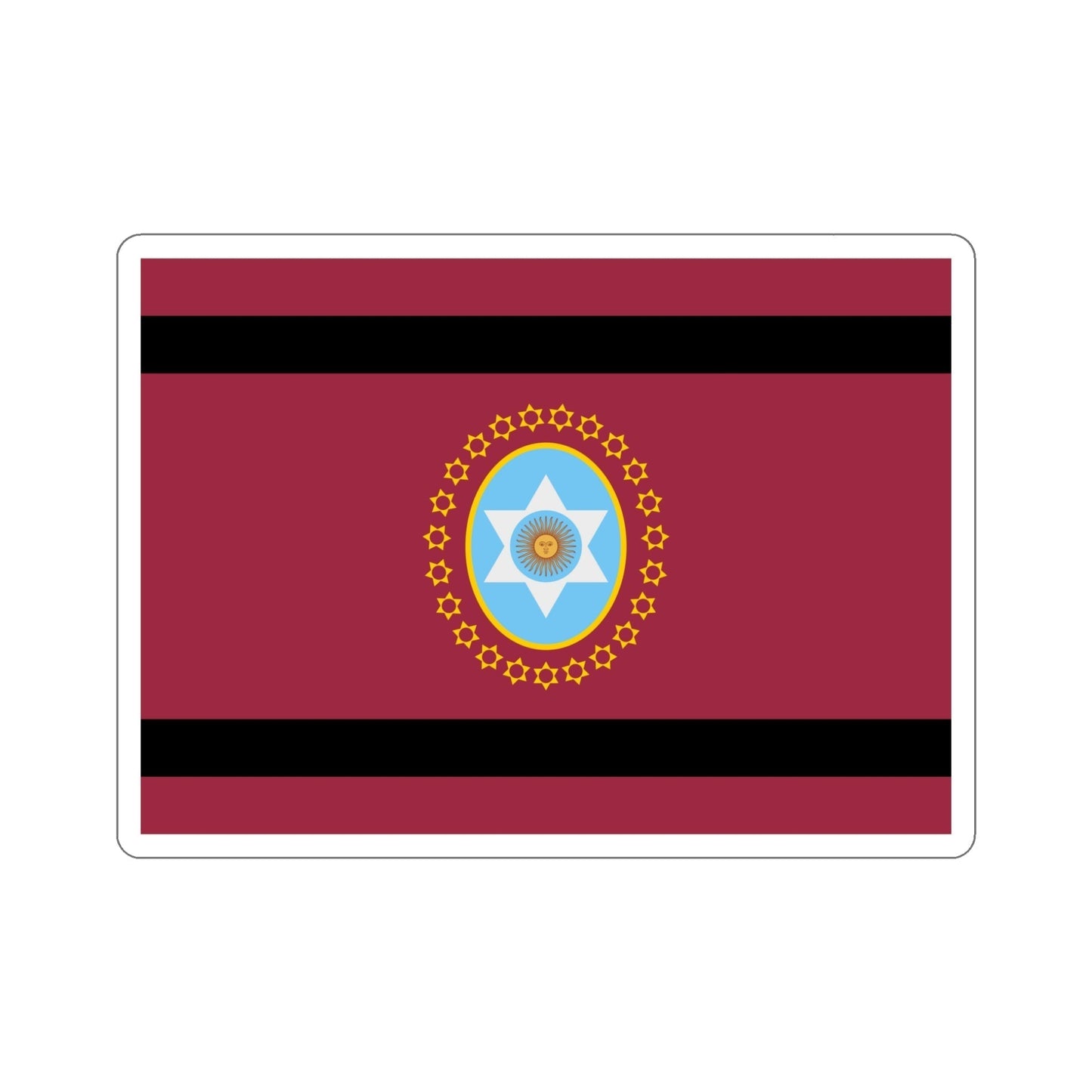 Flag of Salta Province Argentina STICKER Vinyl Die-Cut Decal-5 Inch-The Sticker Space