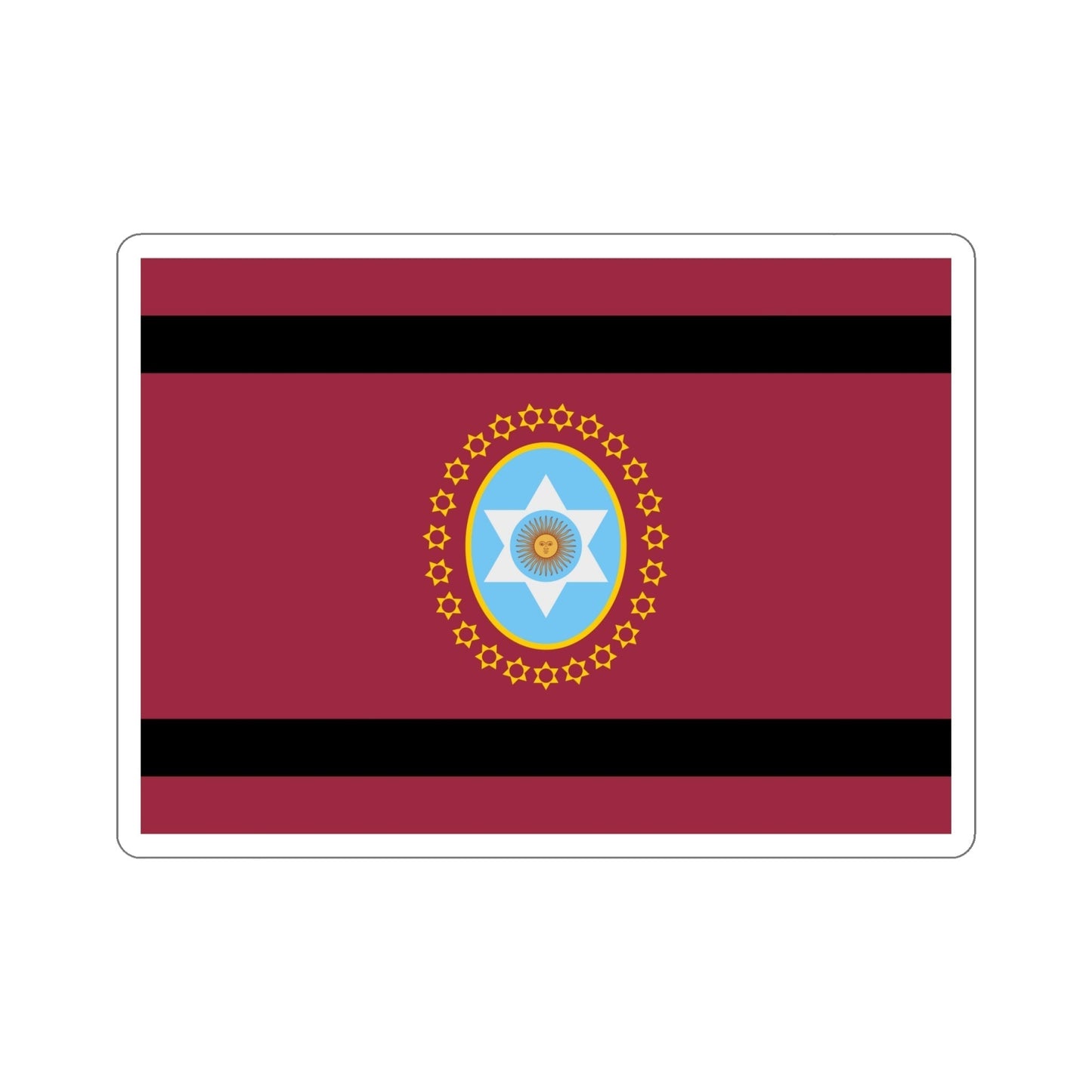 Flag of Salta Province Argentina STICKER Vinyl Die-Cut Decal-6 Inch-The Sticker Space