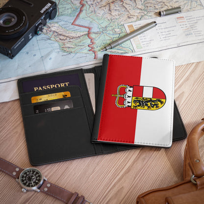 Flag of Salzburg Austria - Passport Holder