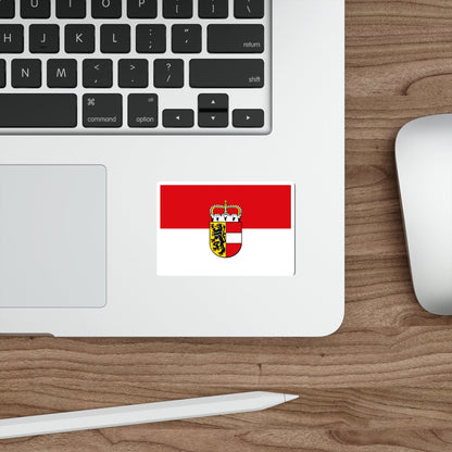 Flag of Salzburg Austria STICKER Vinyl Die-Cut Decal-The Sticker Space