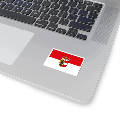 Flag of Salzburg Austria - STICKER Vinyl Kiss-Cut Decal - The Sticker Space