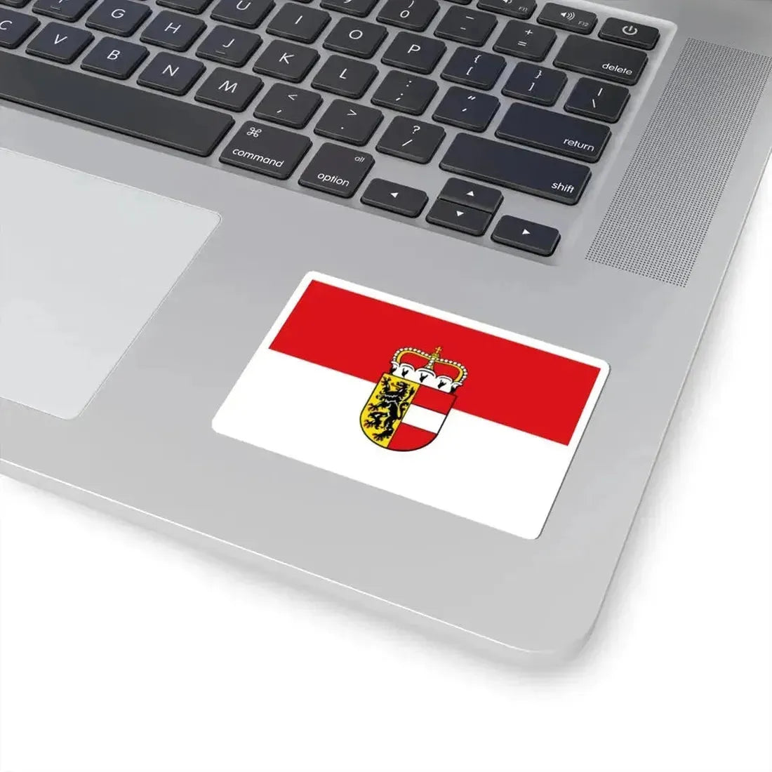 Flag of Salzburg state (Austria) STICKER Vinyl Kiss-Cut Decal - The Sticker Space
