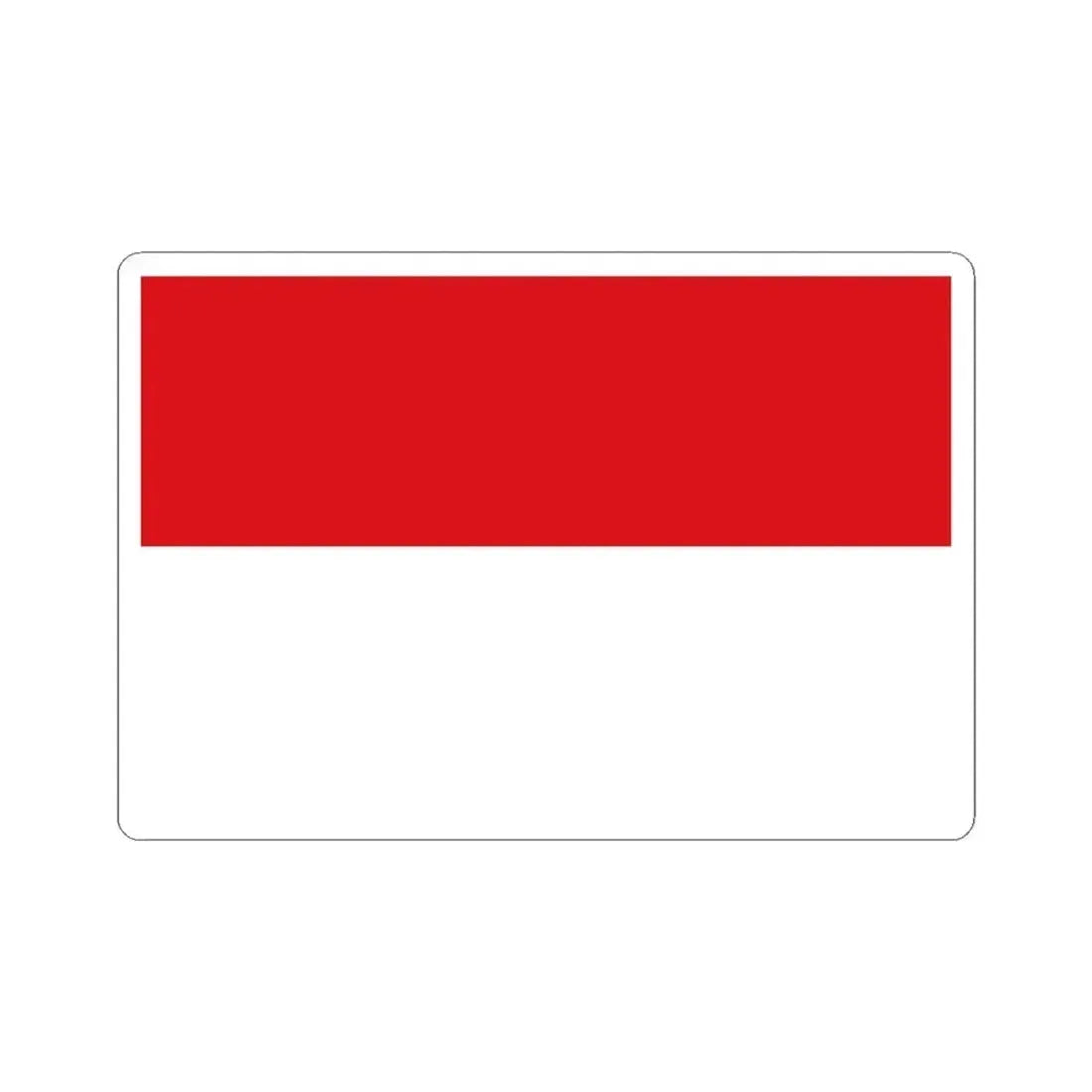 Flag of Salzburg Vienna Vorarlberg (Austria) STICKER Vinyl Kiss-Cut Decal 3 Inch White - The Sticker Space