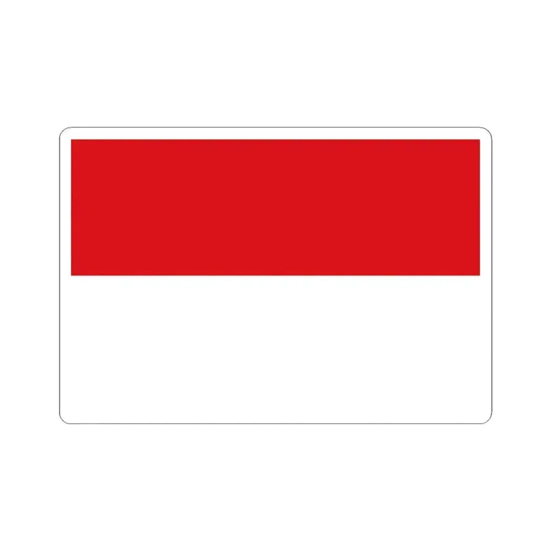 Flag of Salzburg Vienna Vorarlberg (Austria) STICKER Vinyl Kiss-Cut Decal 4 Inch White - The Sticker Space