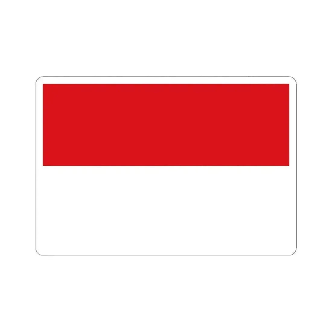 Flag of Salzburg Vienna Vorarlberg (Austria) STICKER Vinyl Kiss-Cut Decal 6 Inch White - The Sticker Space