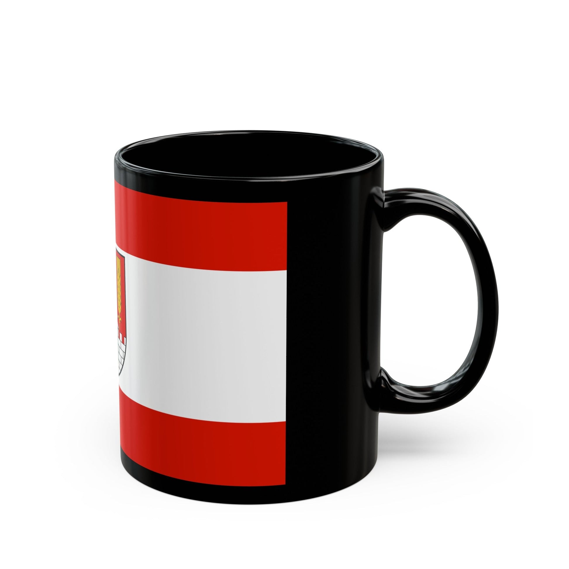 Flag of Salzgitter Germany - Black Coffee Mug-The Sticker Space