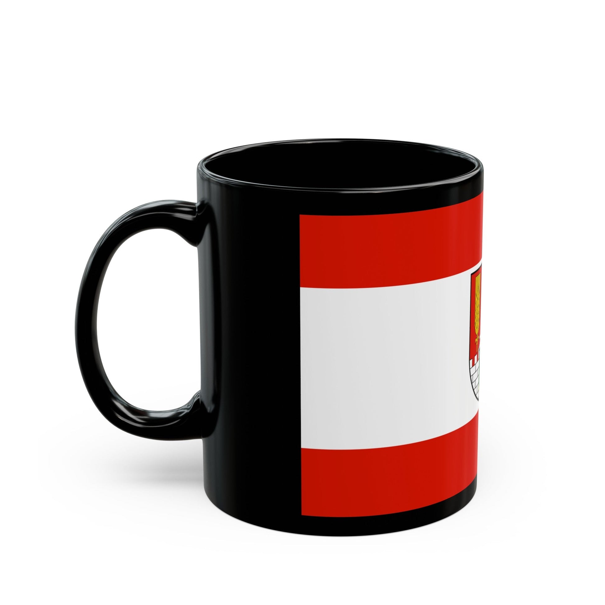 Flag of Salzgitter Germany - Black Coffee Mug-The Sticker Space