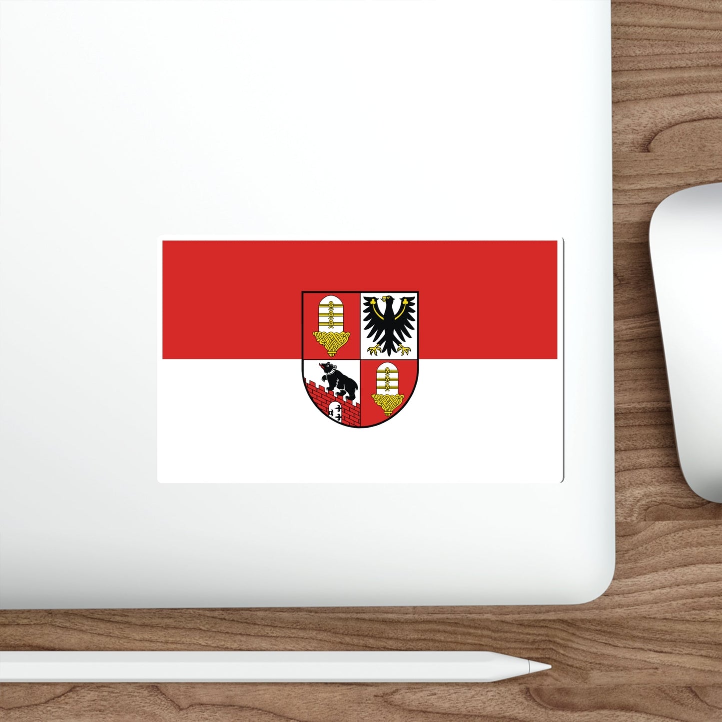 Flag of Salzlandkreis Germany STICKER Vinyl Die-Cut Decal-The Sticker Space