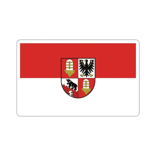 Flag of Salzlandkreis Germany STICKER Vinyl Die-Cut Decal 6 Inch - The Sticker Space