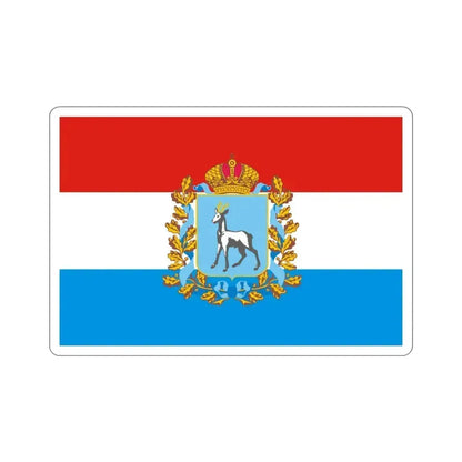 Flag of Samara Oblast Russia STICKER Vinyl Die-Cut Decal 3 Inch - The Sticker Space