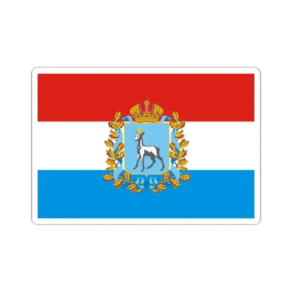 Flag of Samara Oblast Russia - STICKER Vinyl Kiss-Cut Decal 2 Inch White - The Sticker Space