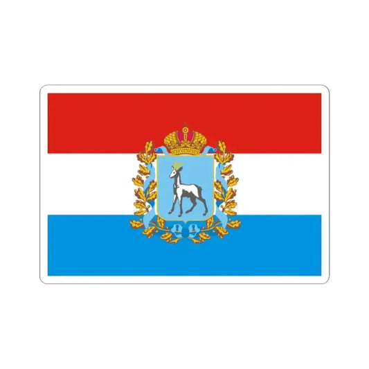 Flag of Samara Oblast Russia - STICKER Vinyl Kiss-Cut Decal 2 Inch White - The Sticker Space