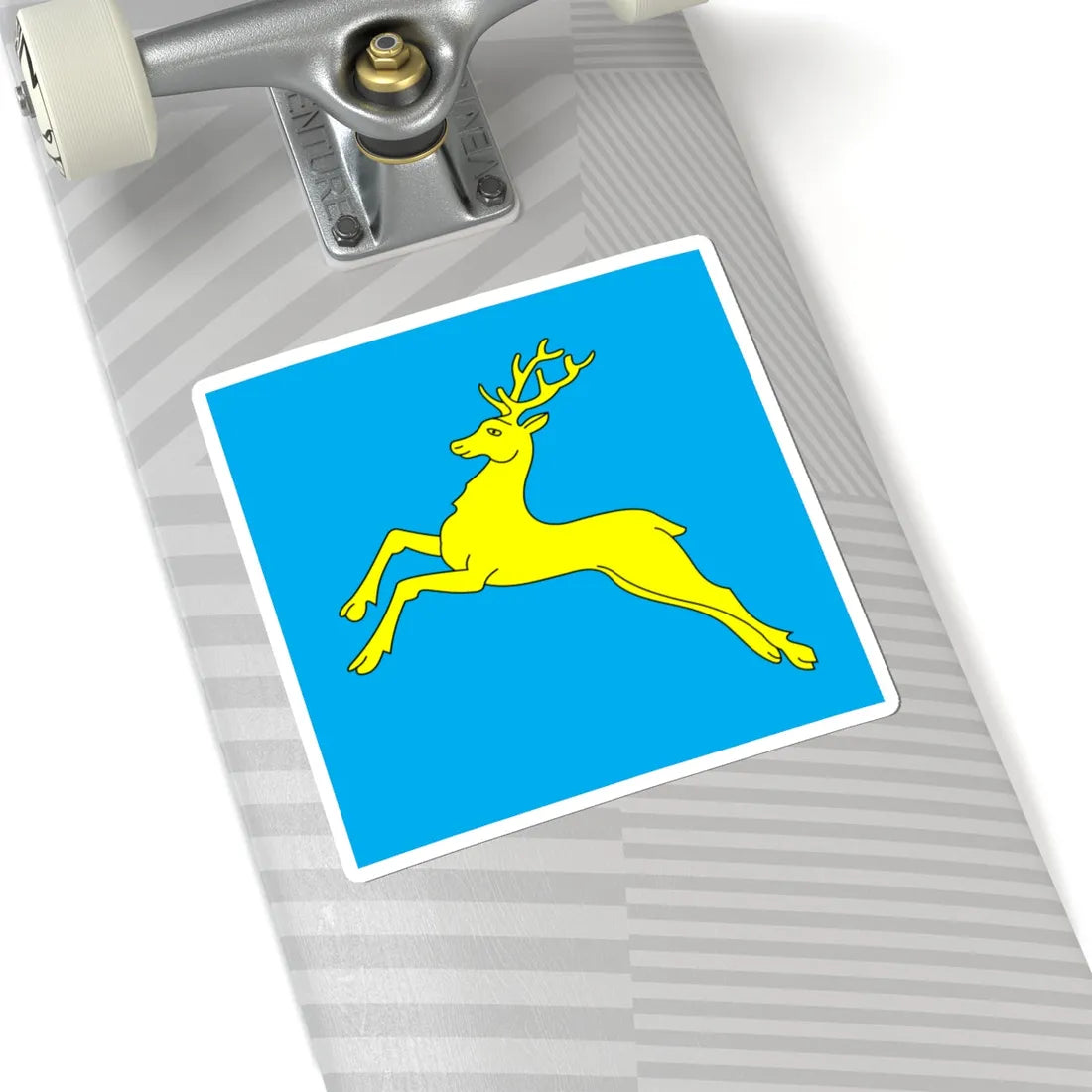 Flag of Sambir (Ukraine) STICKER Vinyl Kiss-Cut Decal - The Sticker Space