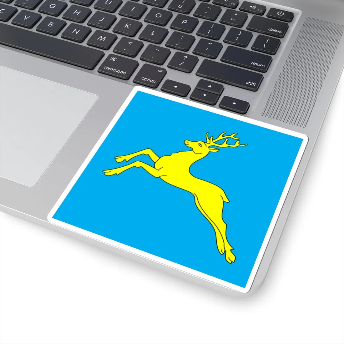Flag of Sambir (Ukraine) STICKER Vinyl Kiss-Cut Decal - The Sticker Space