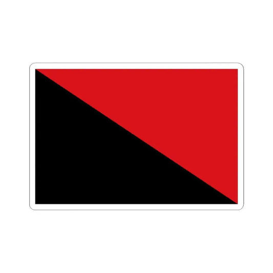 Flag of Sambreville (Belgium) STICKER Vinyl Kiss-Cut Decal 2 Inch White - The Sticker Space