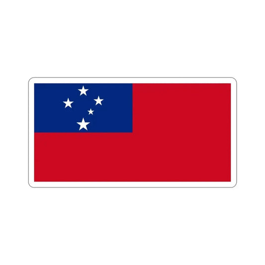 Flag of Samoa STICKER Vinyl Die-Cut Decal 6 Inch - The Sticker Space