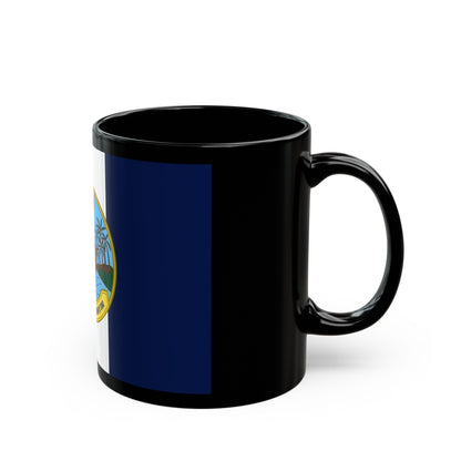 Flag of Samut Songkhram Province Thailand - Black Coffee Mug-The Sticker Space